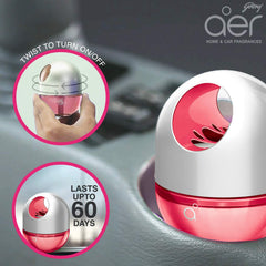 Godrej aer Twist Car Air Freshener Petal Crush Pink 45G