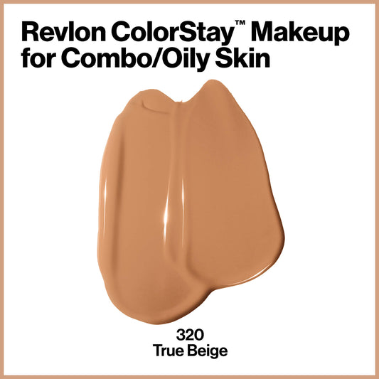 Revlon ColorStay Makeup Foundation for Combination/Oily Skin, 30ml, 320 True Beige