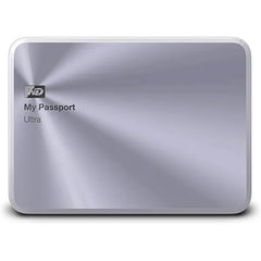 Western Digital 2TB My Passport Ultra (Metal Edition) Portable Hard Drive (WDBEZW0020BSL-NESN) - Silver