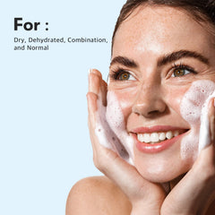 VT COSMETIC SUPER HYALON Foam Cleanser - BTS Skincare | Blue Cleanser | BTS Cleanser | Blue foam cleanser | Deep Cleansing | Daily use cleanser | Hyaluronic acid | Korean Skin Care