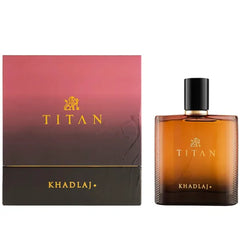 KHADLAJ PERFUMES Titan, Citrus, Spicy, Aromatic, Amber Eau de Parfum Spray, Long-Lasting Fragrance for Men - 3.4 Ounce / 100 ml