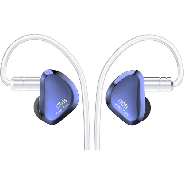 iBasso IT01s Audiophile in-Ear Monitors with DiNaTT Dynamic Driver - Blue Mist