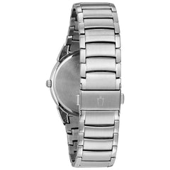 Bulova Classic Quartz Men's Watch, Stainless Steel, Silver