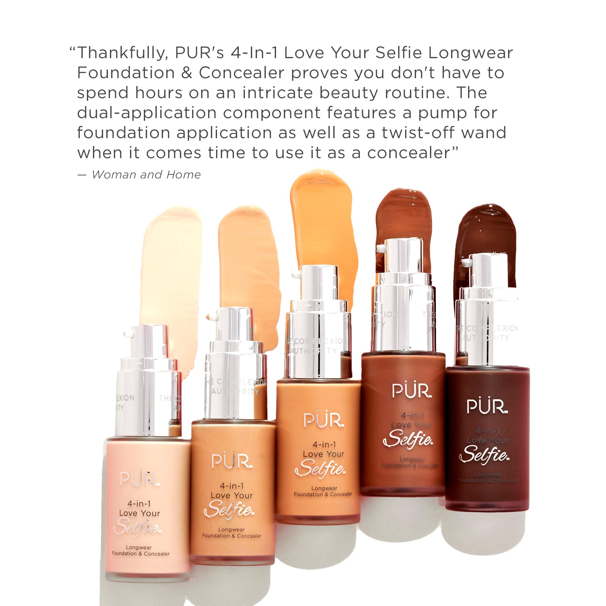 (30ml, TG6) - PUR 4-in-1 Love Your Selfie Longwear Foundation & Concealer