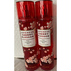 Bath & Body Works Japanese Cherry Blossom Fragrance Mist 8 oz (Set of 2)