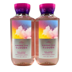 Bath & Body Works Shower Gel, Set of 2 Bottles, Each Bottle 10oz (Among The Clouds)