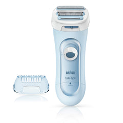 Braun Silk-épil Cordless Wet & Dry Electric Lady Shaver 5-160 - 3-in-1 Shaver, Trimmer & Exfoliation System with 2 extras