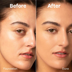 ATTITUDE Oceanly Light Coverage Foundation Stick, Titanium Dioxide-Free, EWG Verified, Plastic-Free, Vegan & Cruelty-free Makeup, Dune, 0.42 Ounces