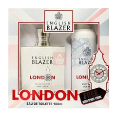 English Blazer London Eau de Toilette and Body Spray Gift Set for Men