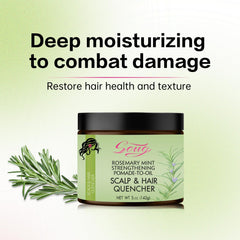 KASTWAVE Organic Rosemary Mint Hair Oil, Scalp Nourishing & Strengthening Serum, Promotes Hair Growth, Treats Dry Itchy Scalp & Split Ends, Anti-Dandruff, 5 oz (Rosemary 5 Oz)