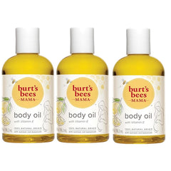 Burt's Bees Mama Bee Nourishing Oil With Vitamin E, 4 Fl Oz (Pack of 3)