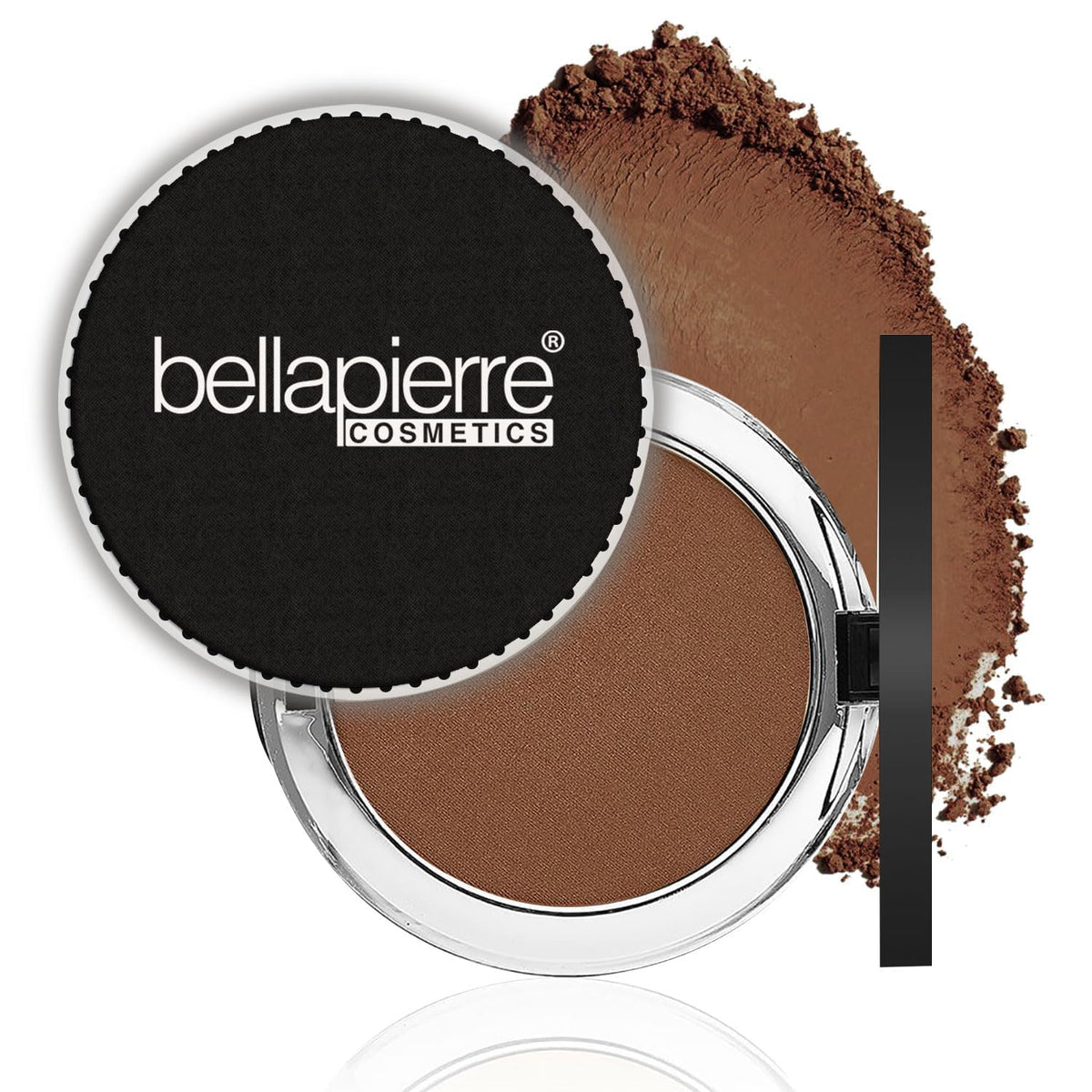 bellapierre Compact Mineral Foundation SPF 15 | Vegan & Cruelty Free | Full Coverage | Hypoallergenic & Safe for All Skin Types | Oil & Talc Free - 0.35 Oz - Double Cocoa