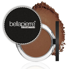 bellapierre Compact Mineral Foundation SPF 15 | Vegan & Cruelty Free | Full Coverage | Hypoallergenic & Safe for All Skin Types | Oil & Talc Free - 0.35 Oz - Double Cocoa