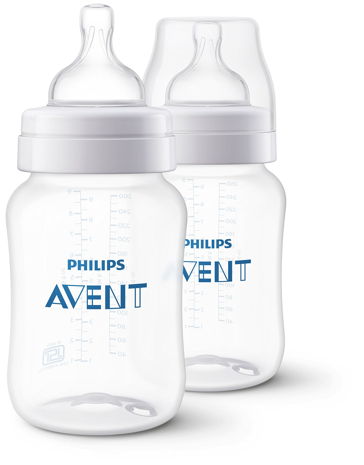 Avent Philips 260ml Classic Plus Feeding Bottle (Twin Pack)