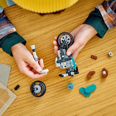 LEGO 31135 Creator 3 in 1 Vintage Motorcycle Set, Classic Motorbike Toy to Street Bike to Dragster Car, Vehicle Building Toys for Kids, Boys and Girls