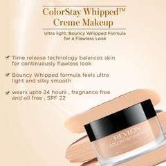 Revlon Color Stay Whipped Creme Make Up, Natural Ochre, 23.7ml