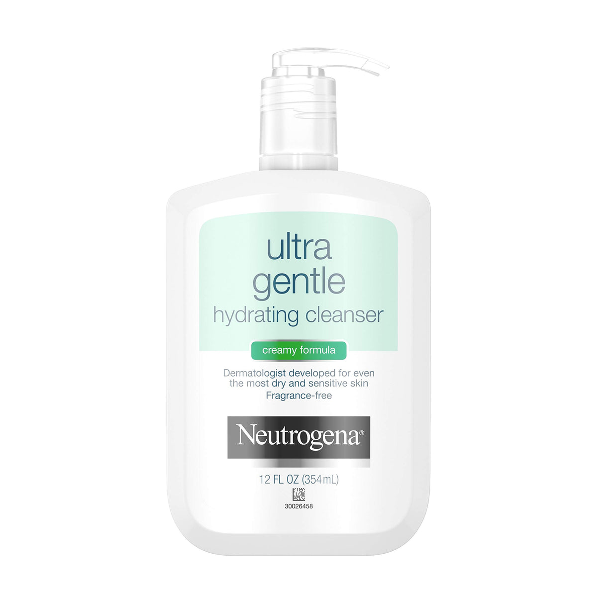 Neutrogena Ultra Gentle Hydrating Cleanser For Sensitive Skin, 12 Fl. Oz.