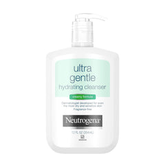 Neutrogena Ultra Gentle Hydrating Cleanser For Sensitive Skin, 12 Fl. Oz.