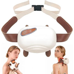 Veniveta Neck and Shoulder Massager with Hands,Wireless Portable Deep Tissue Massage for Neck, 4D Bionic Real Touch Shiatsu Hand Massager, Rechargeable Cervical Electric Massager for Home Office