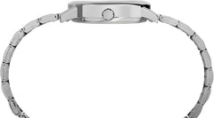 Timex Womens Quartz Watch, Analog Display And Stainless Steel Strap - TW2R23700 - Silver