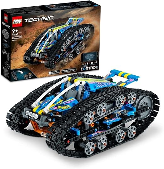 LEGO® Technic™ App-Controlled Transformation Vehicle 42140 Building Blocks Toy Car Set; Toys for Boys, Girls, and Kids (772 Pieces)