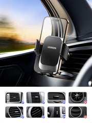 UGREEN Car Phone Holder【Stable Hook】Mobile Holder for Car, Car Mobile Holder,Car Mobile Phone Holder, Phone Holder Car, Car Phone Mount for iPhone 16 Pro Max15 14, S24 Ultra S22 S23, etc