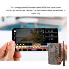 Luqeeg Trail Camera, 20mp 1080p 0.1s Time Motion Activated, Ip66 Waterproof Sensor Motion Trail Camera Night Vision Hunting Camera Time Lapse Mode For Wildlife Deer Scouting