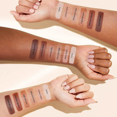 Parlberd Double-End Contour Foundation Stick, Face Brightens & Shades Pencil,Highlighting Shade Concealer Makeup, Face Body Contour Makeup Bronzer Stick (Natural Color+Medium Brown)#3