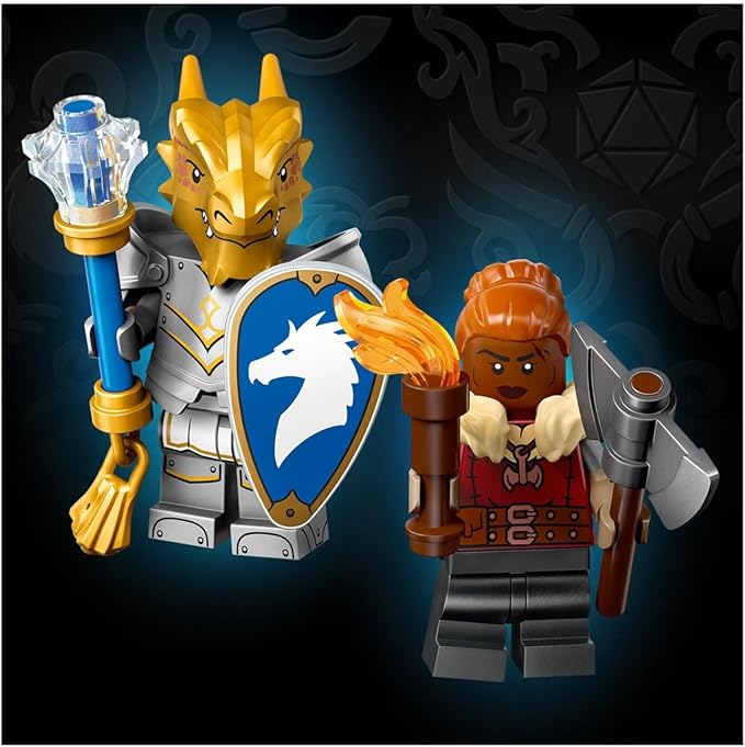 LEGO Minifigures Dungeons & Dragons Mystery Box, Collectible Toy character Figures for 5 Plus Year Old Boys & Girls, Great for Fantasy Role Play, Gift for Kids (1 of 12 Chosen at Random) 71047