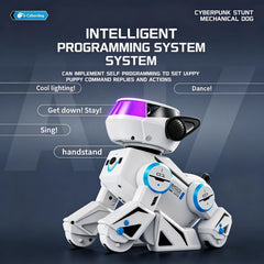 Smart AI Robot Dog for Kids, Remote Control Interactive Robotic with Light