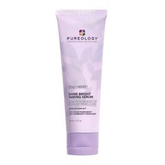 Pureology Style + Protect Shine Bright Taming Serum For Color-Treated Hair - Smooths Strands and Enhances Shine, Sulfate-Free & Vegan, 4 Fl Oz