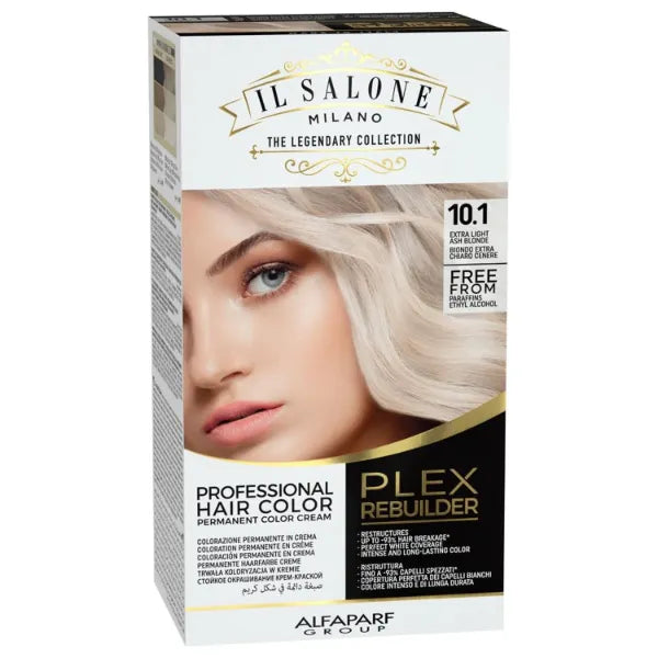 Il Salone Milano Plex Bond Rebuilder Permanent Hair Color Kit - 10.1