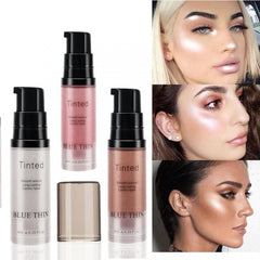 Body Contour Highlighter Makeup, Face Body Glow Illuminator, Face Highlighter Makeup Cream, Waterproof Smooth Liquid Spray Bronzer Luminizer Shimmer Foundation Make Up