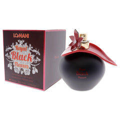 Lomani Royal Black Flowers Women EDP Spray 3.3 oz