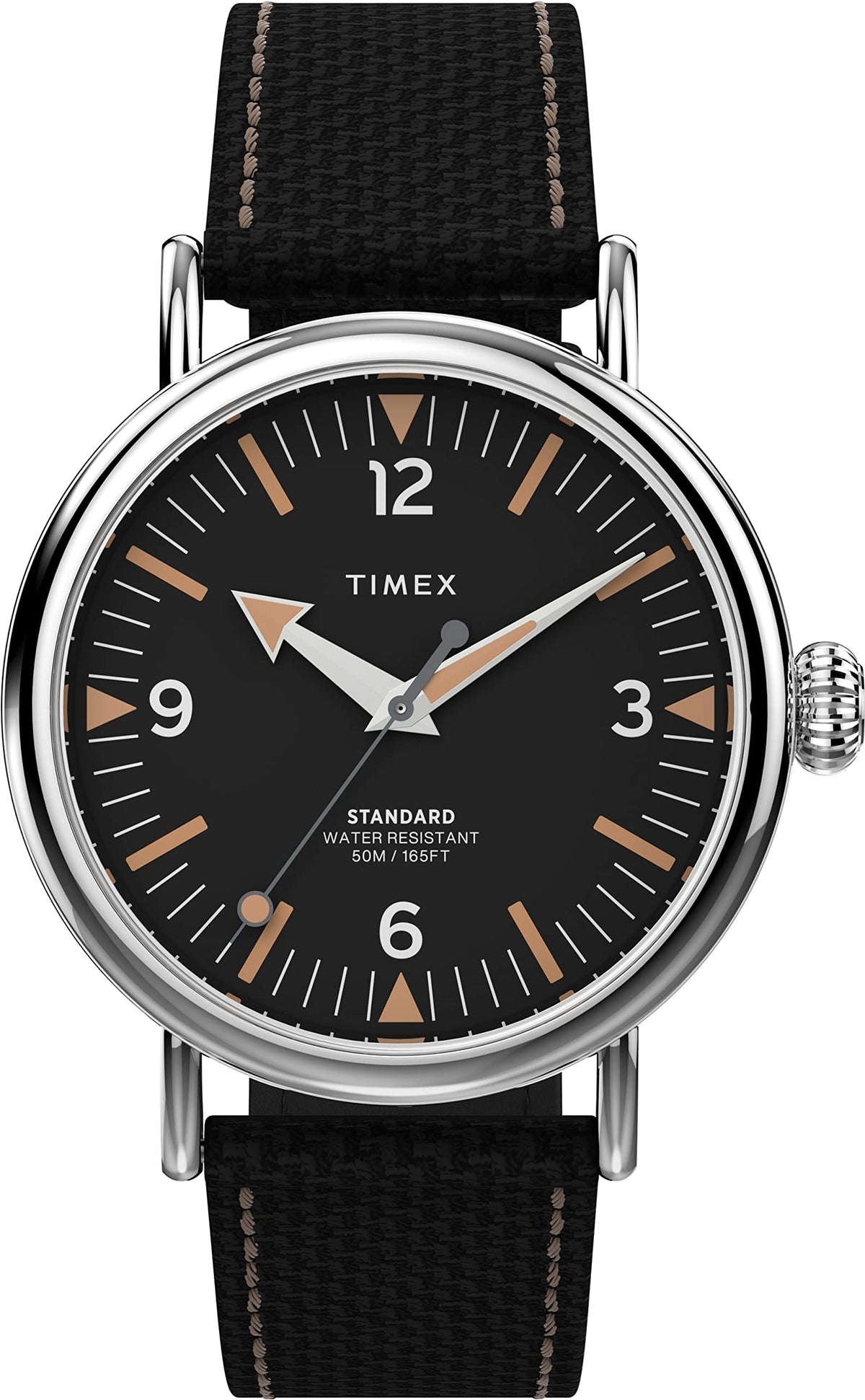 Timex Men's Standard 40mm Watch - Black/Black/Silver-Tone
