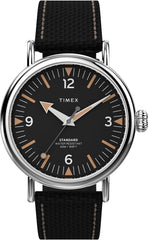 Timex Men's Standard 40mm Watch - Black/Black/Silver-Tone