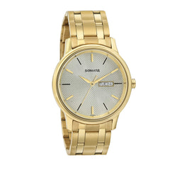 Sonata Light Champagne Dial Analog watch For Men-NR7134YM03