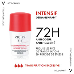 Vichy Stress Resist Antiperspirant 72 Hour Roll on Deodorant 50 ml