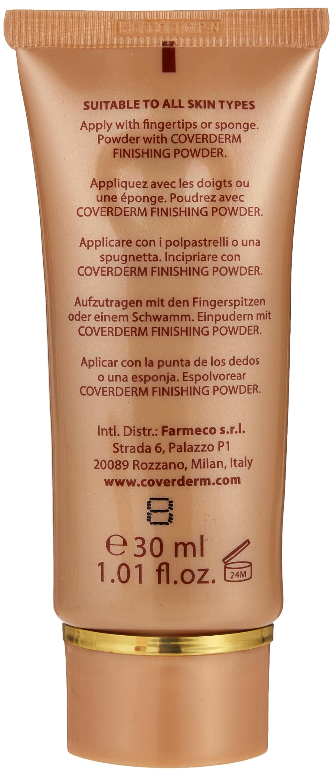 (8) - CoverDerm Perfect Face Concealing Foundation 8, 30ml