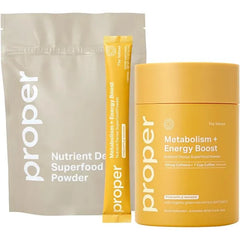 Proper, The Yellows Metabolism and Energy Boost Stickpack + Jar Bundle