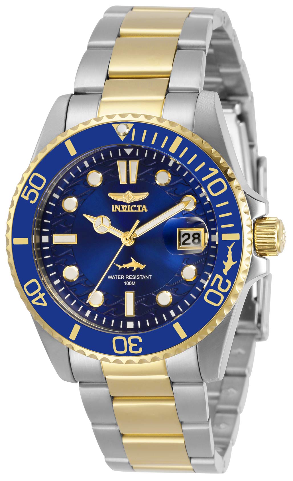 Invicta Women's Pro Diver Quartz Watch with Stainless Steel Strap - Two Tone