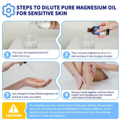 NIKITA.VIVI Pure Magnesium Oil Spray for Feet 60ML, 100% Pure & Natural Magnesium Spray for Better Sleep, Relief & Relaxation, Relieve Muscle Tension, Organic Magnesiums for Feet Magnesium Sprays