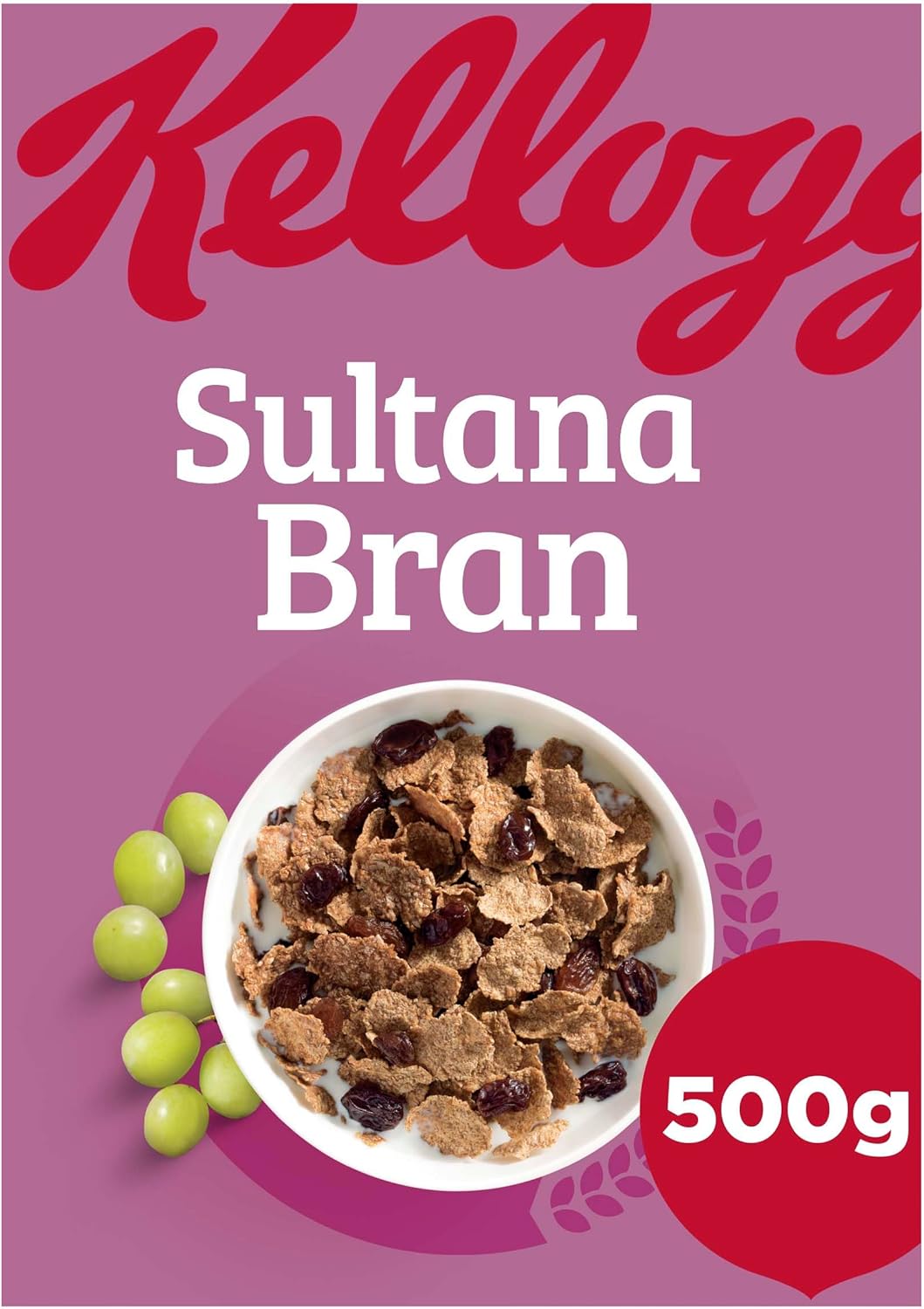 Kellogg's Sultana Bran With Raisins, 500g | Multigrain Nourishment, Source of Fiber, High Vitamin And Minerals Ideal For Healthy Breakfast