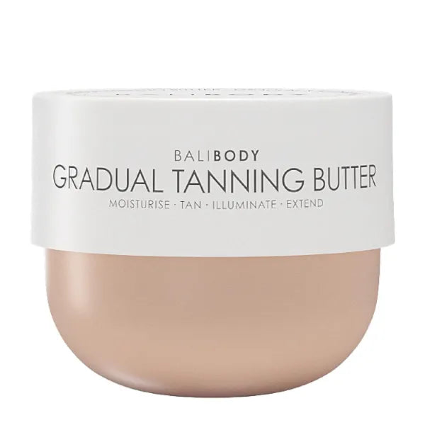 Bali Body Gradual Tanning Butter | Self Tanner Body Butter for a Natural, Streak-Free Self Tan | Buildable Glow | Sunless Tanner, Cruelty-Free, Non-Toxic (200 ml/6.76 fl oz)