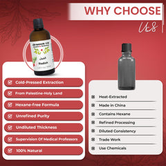 Drsous Ca Radish Oil 100ml | Cold Pressed Concentrated Therapeutic Grade Carrier Oil for Hydrates & Soothes Skin | Supports Healthy Scalp | Made in Palestine