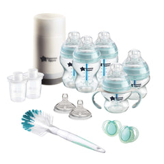 Tommee Tippee Advanced Anti-Colic Newborn Baby Bottle Feeding Gift Set, Heat Sensing Technology, Breast-like, BPA-Free