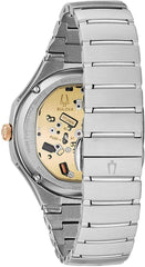 Bulova 98P182 Curve Collection Analogue Watch for Women - ‎Silver
