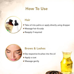 Botanic Hearth Castor Oil | 60 ml | USDA Certified Organic |100% Pure & Hexane Free | Cold Pressed | Growth for Eyelashes, Eyebrows, Hair | With Eyebrow & Eyelash Brush