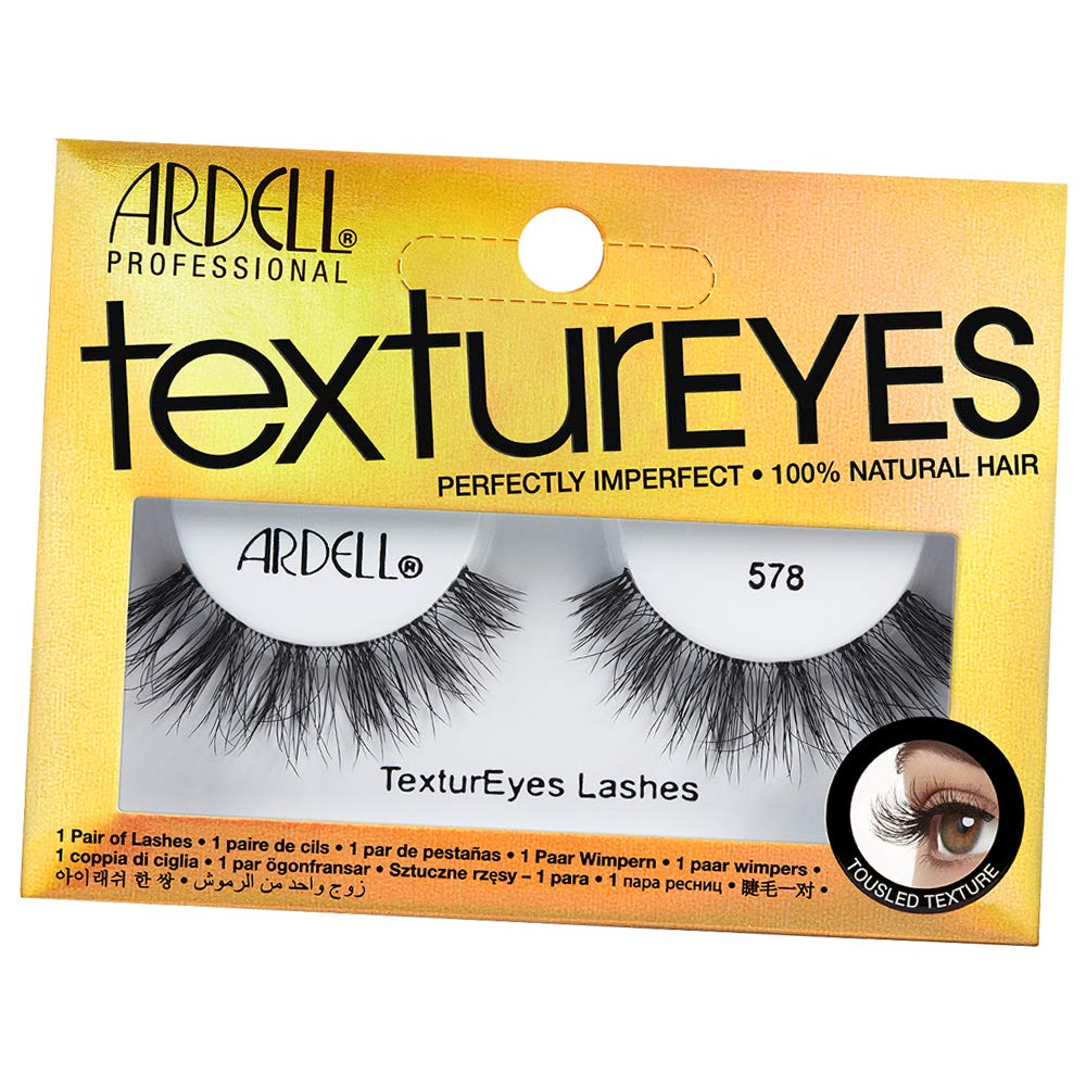 Ardell TexturEyes Strip Lashes 578 – Lightweight Tousled Flared Style (1 Pair)