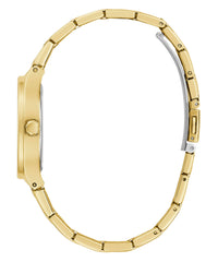GUESS Women's 32mm Watch - Gold Tone Bracelet Champagne Dial Gold Tone Case
